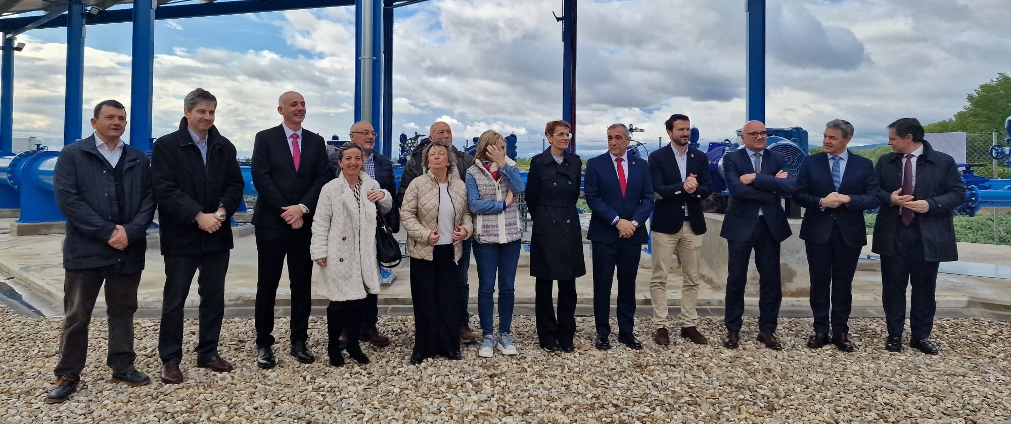 El director técnico de la CHE, Ramón Lúquez, asiste a la inauguración de la ampliación de la primera fase del Canal de Navarra El director técnico de la CHE, Ramón Lúquez, asiste a la inauguración de la ampliación de la primera fase del Canal de Navarra