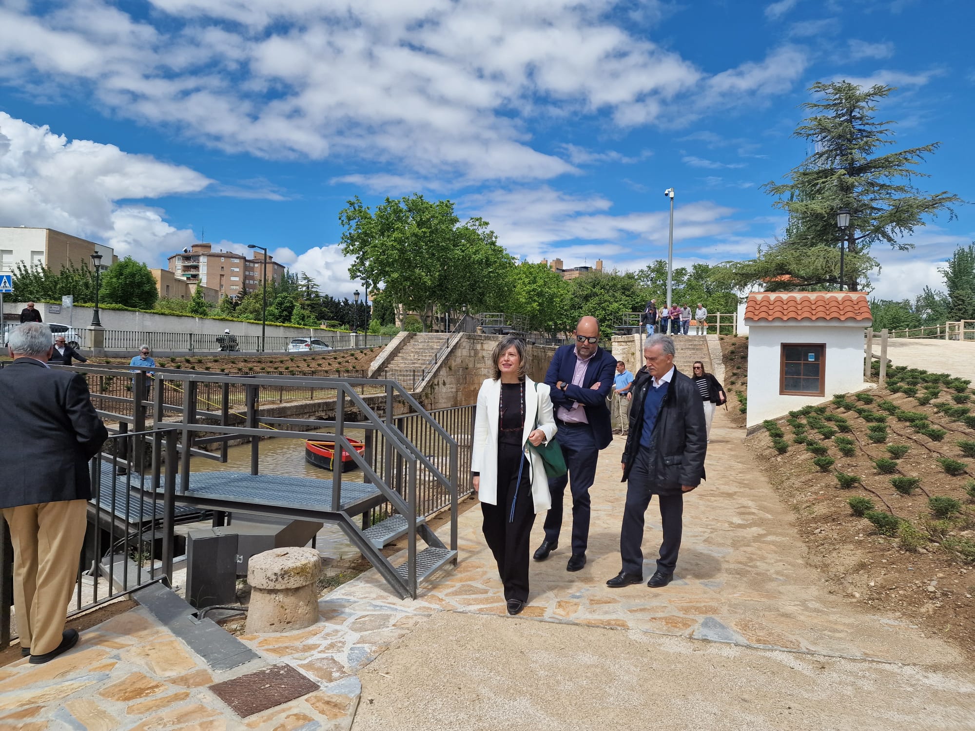 Carlos Arrazola: “se han querido recuperar estas esclusas como patrimonio histórico, cultural e hidráulico” Carlos Arrazola: “se han querido recuperar estas esclusas como patrimonio histórico, cultural e hidráulico”